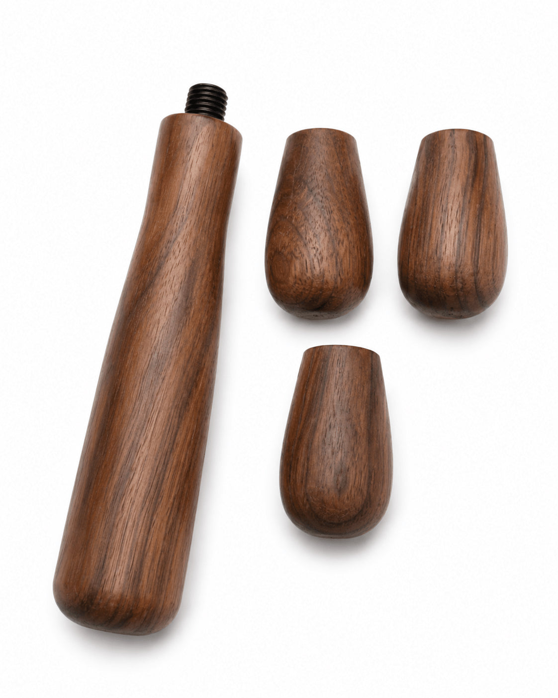 Bezzera Mitica, Magica und Aria Holz-Set aus Nussbaumholz