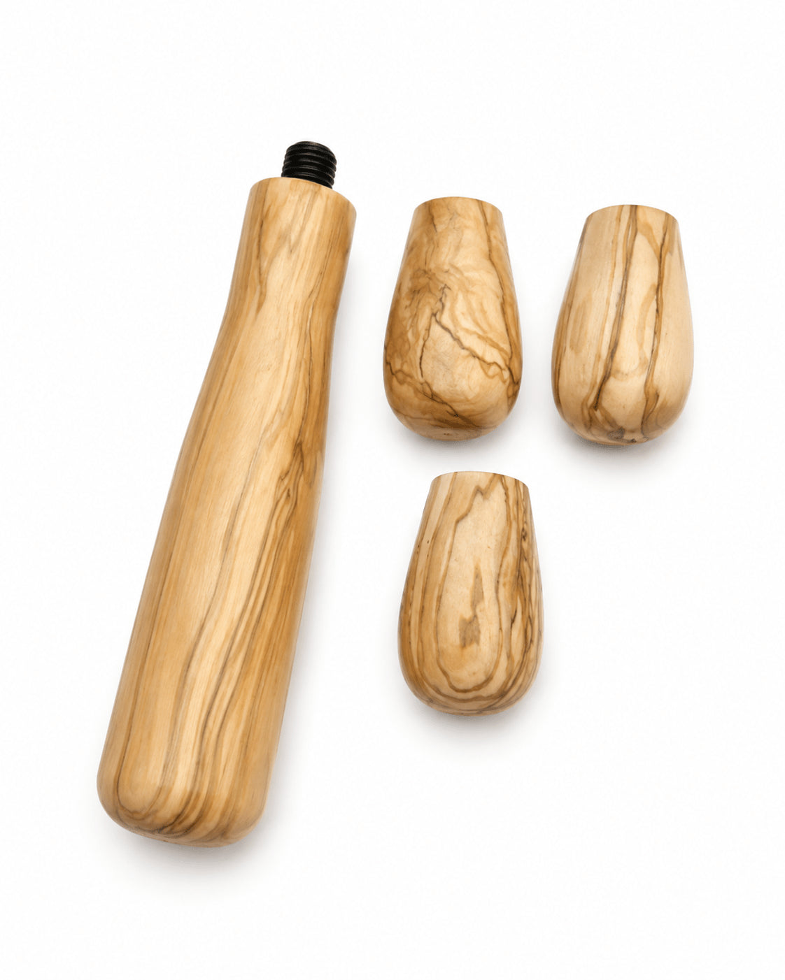 Bezzera Mitica, Magica und Aria Holz-Set aus Olivenholz