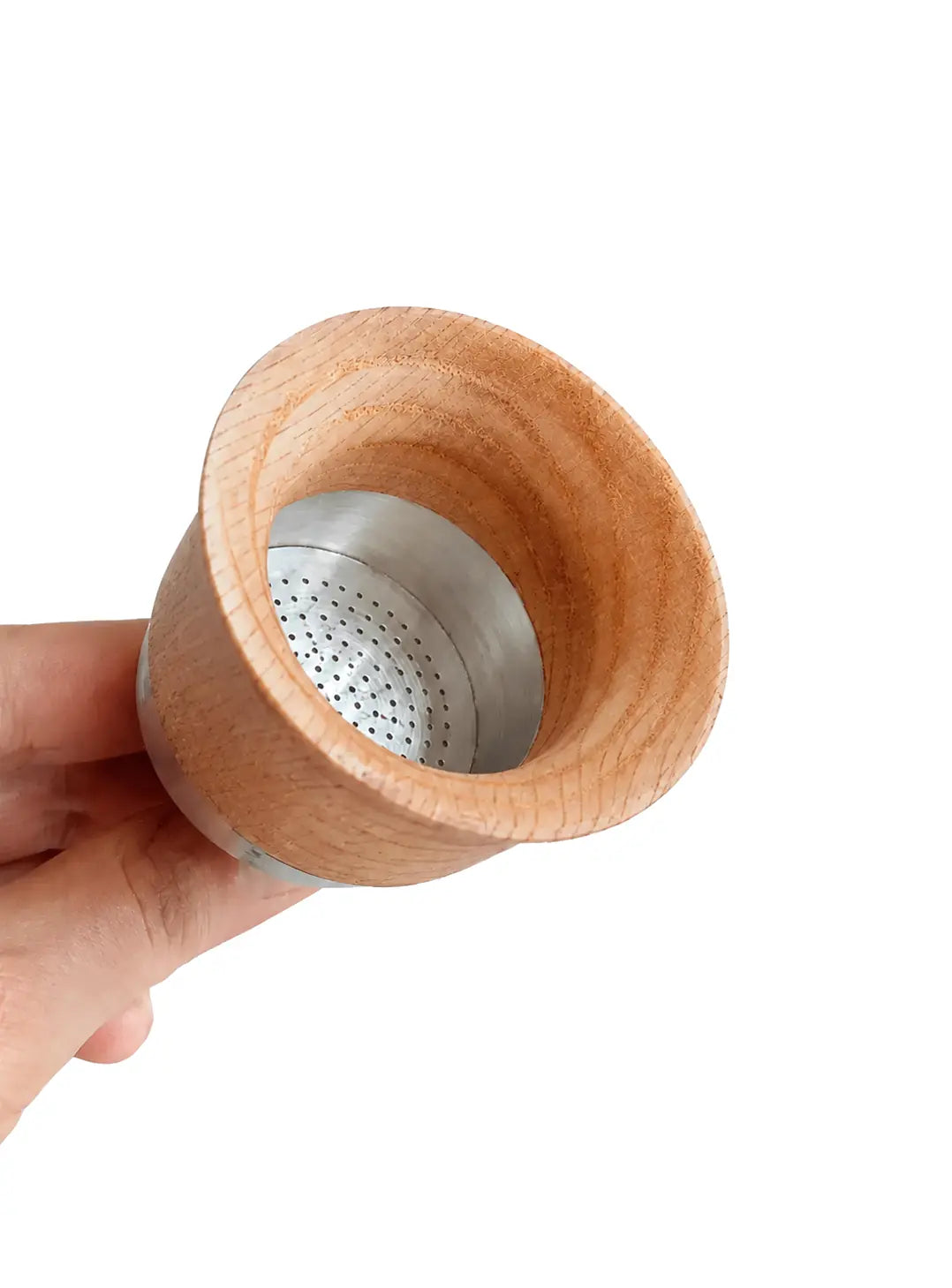 Holz-Dosiertrichter für Bialetti Moka Express und Venus