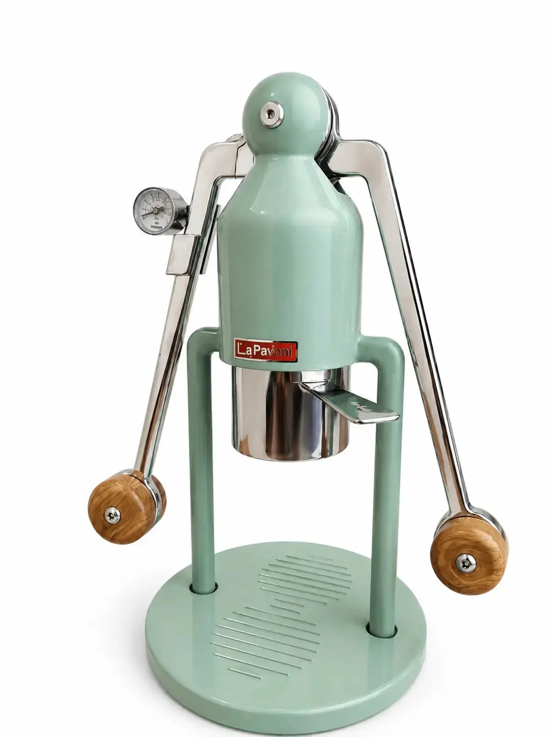 Holzknäufe im Paar für den Cafelat Robot