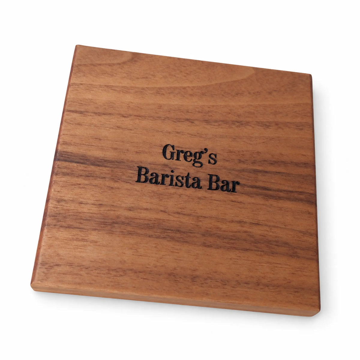 Eureka Mignon wooden lid in olive wood with engraving