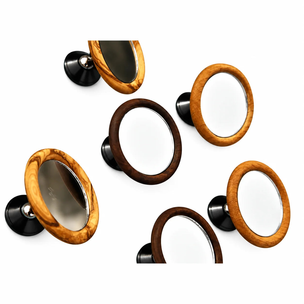 Verstellbarer magnetischer Espresso-Shot-Mirror aus Holz