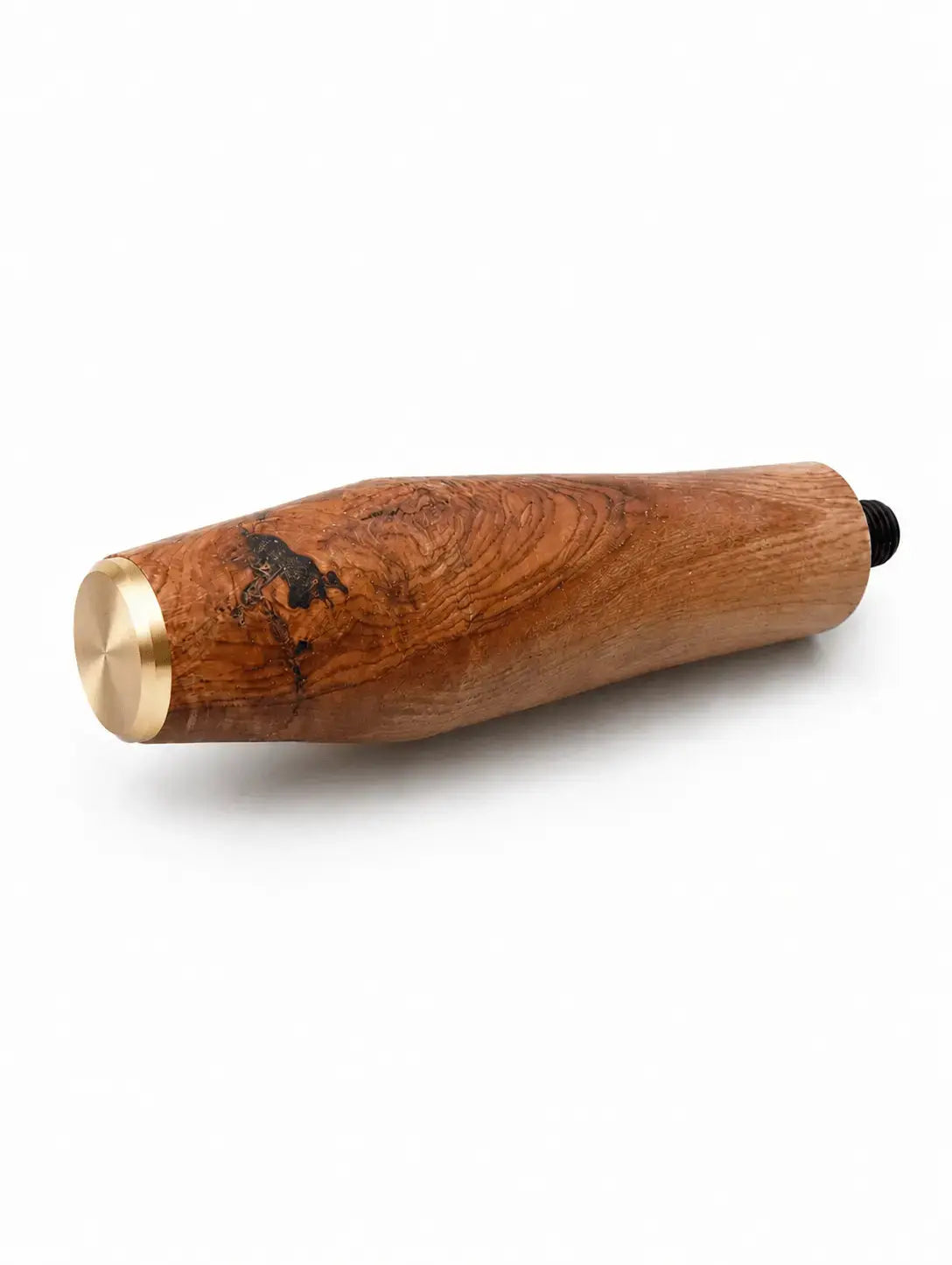 Siebträgergriff aus Holz mit Metall-Endkappe und M10- oder M12-Gewinde