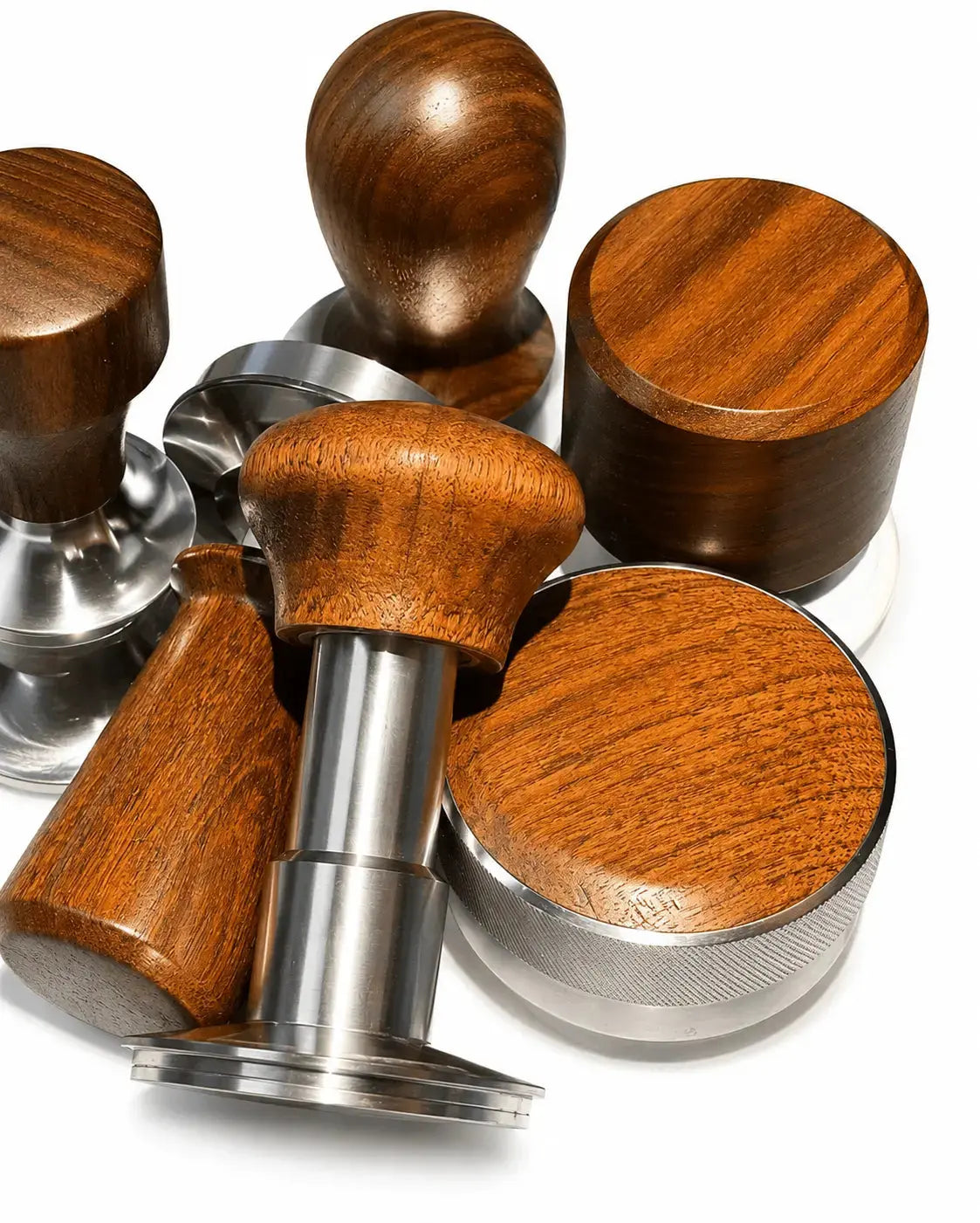 The Force Tamper mit rundem Holzgriff
