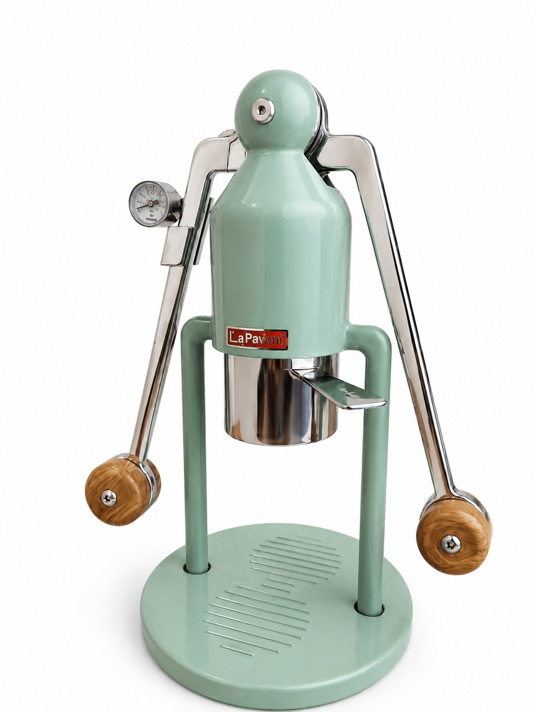 Holzknäufe im Paar für den Cafelat Robot