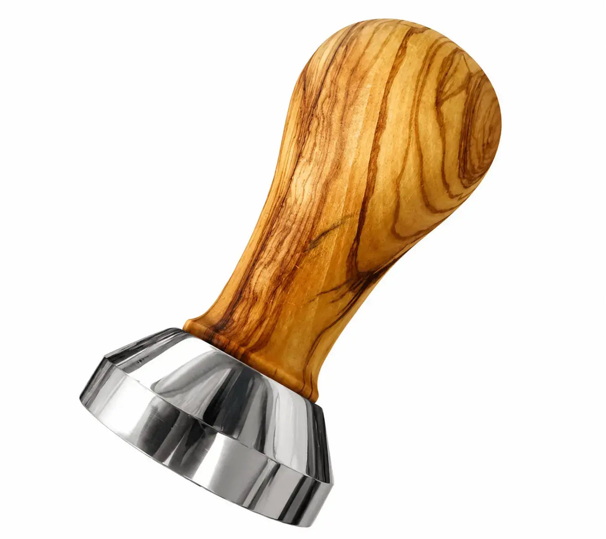 Espresso Tamper mit Olivenholzgriff