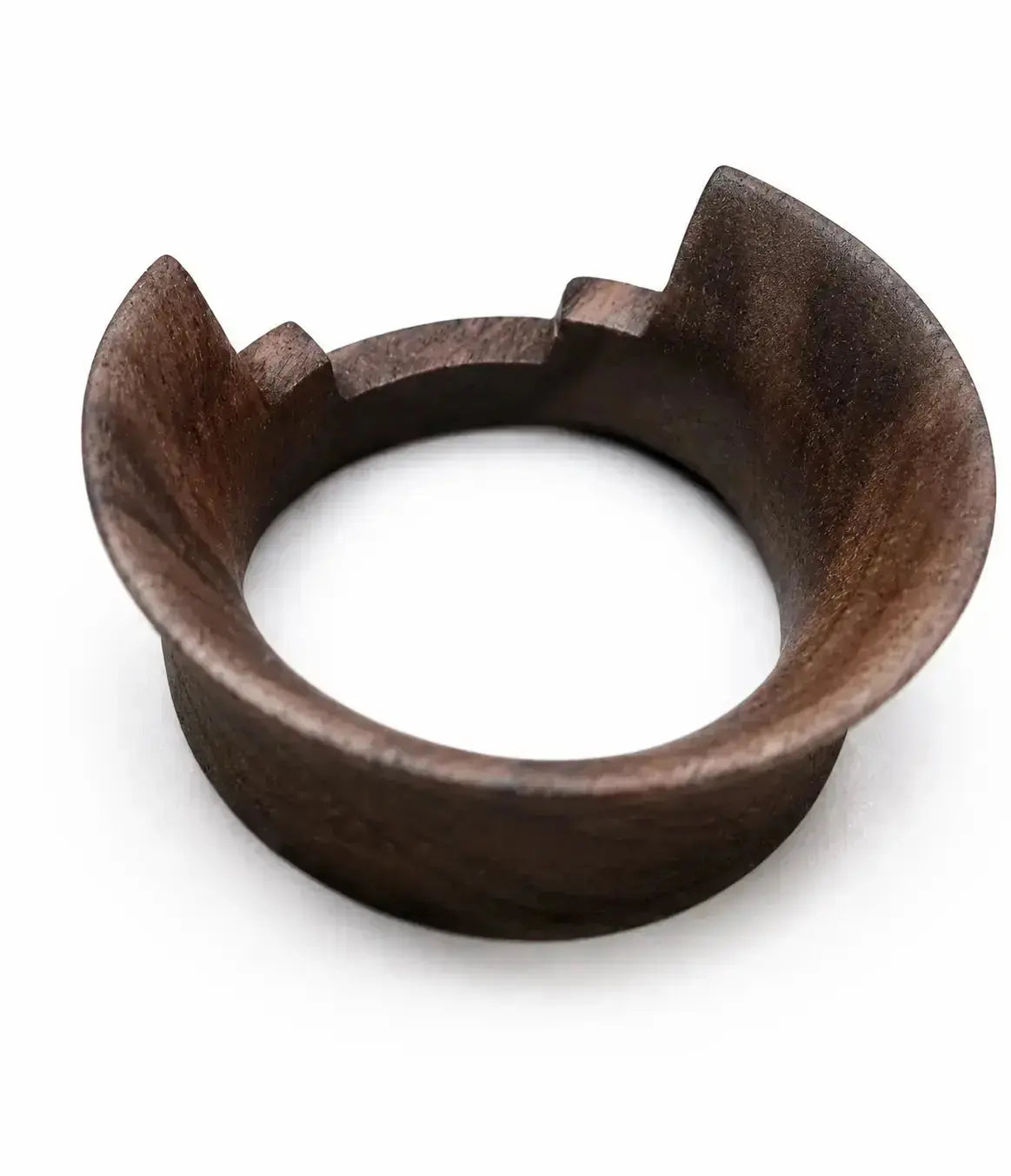 Eureka Mignon magnetischer Dosiertrichter aus Nussbaumholz