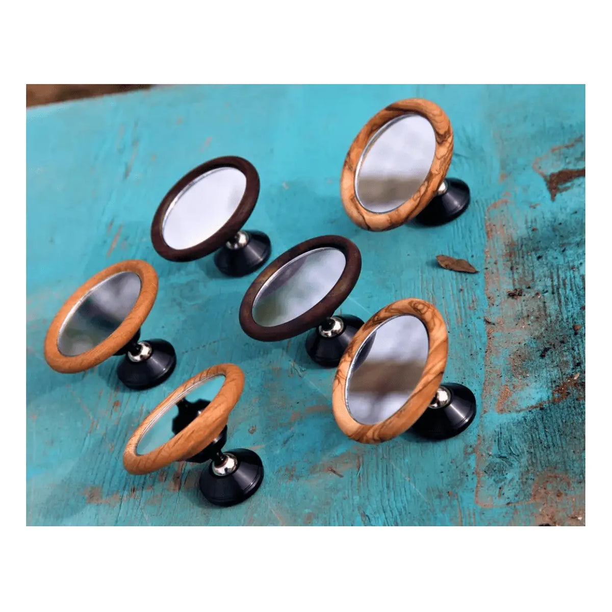 Magnetischer Espresso-Shot-Mirror aus Holz, Gruppenansicht