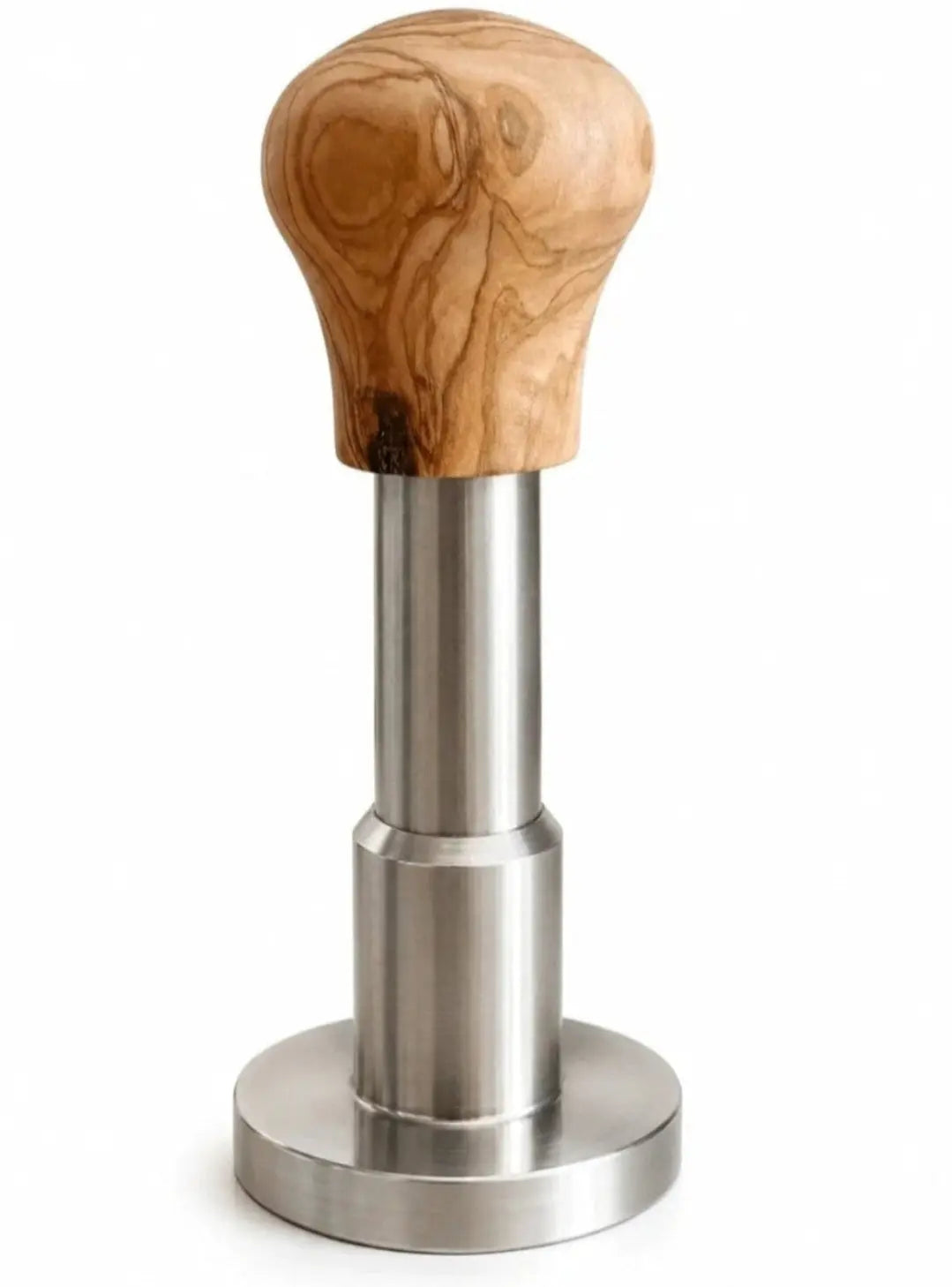The Force Tamper mit rundem Olivenholzgriff